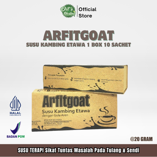 

Susu Arfitgoat Kambing Etawa Murni & Krimer Bubuk Gula Aren - Mengatsi asam lambung ,Halal & BPOM