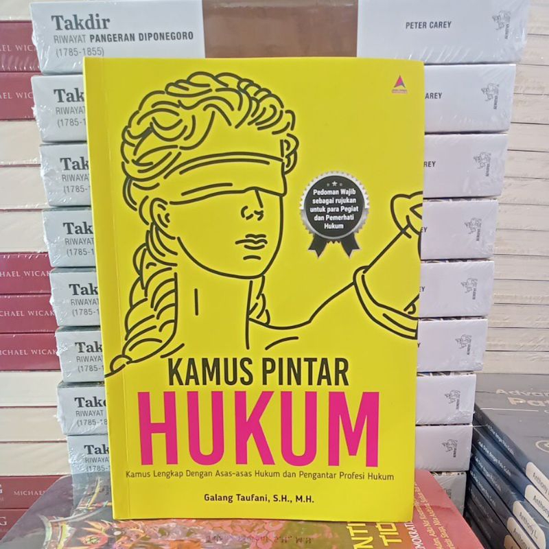 Buku Kamus Pintar Hukum : kamus lengkap dengan asas asas hukum dan pengantar profesi hukum