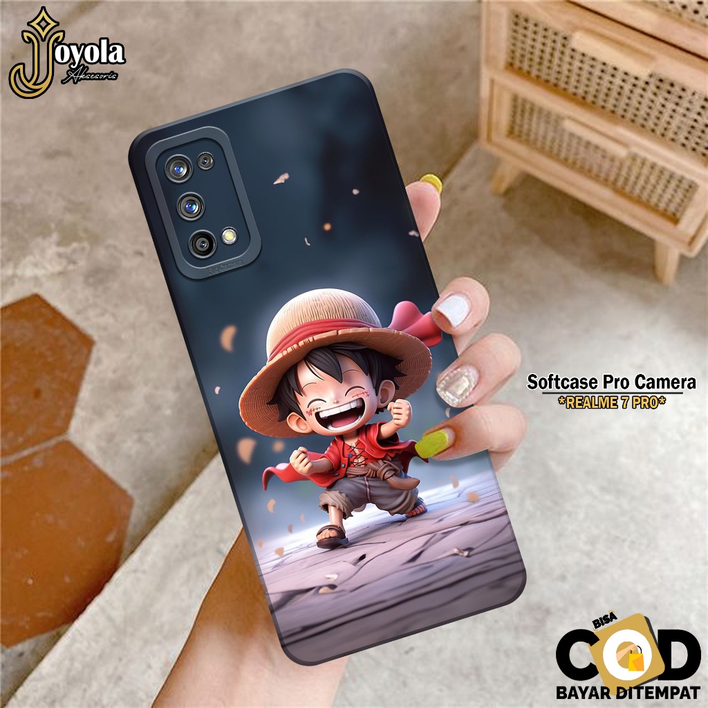JOYOLA Case REALME 7 PRO - Fashion Case Kartun - Softcase REALME 7 PRO - Pro Camera - Casing REALME 