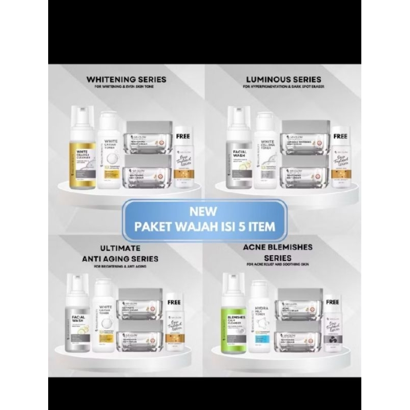 MS GLOW WHITENING 100% BPOM SKINCARE MS GLOW 1 PAKET Whitening/Acne