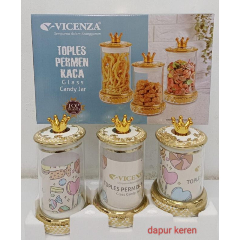 Toples set Vicenza keramik 3pc GR305 Gemini