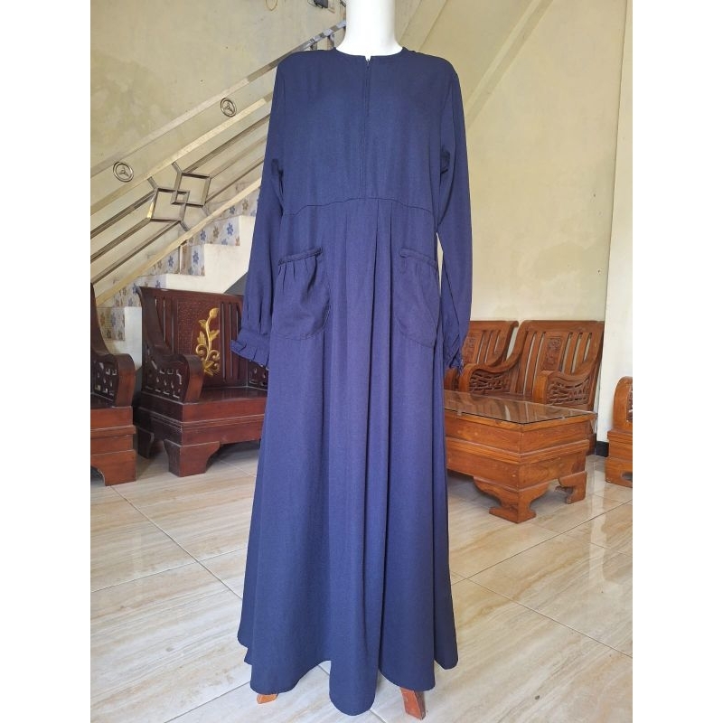 Gamis Preloved Merk Elbina Warna Dongker