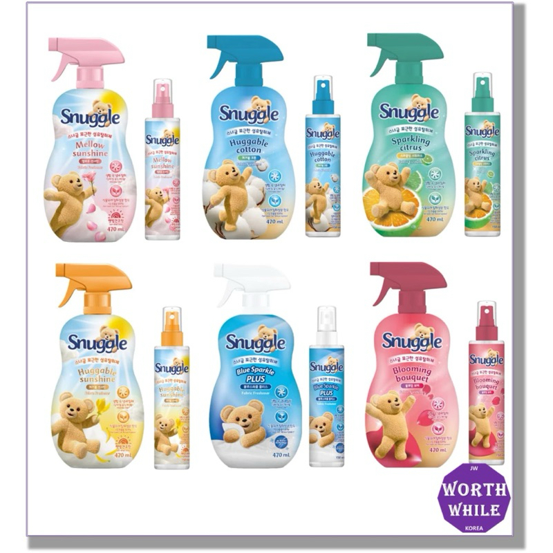 Parfum Snuggle Fabric Freshener Huggable Cotton carmen heartstohearts h2h / Blooming Bouqet / Sparkl