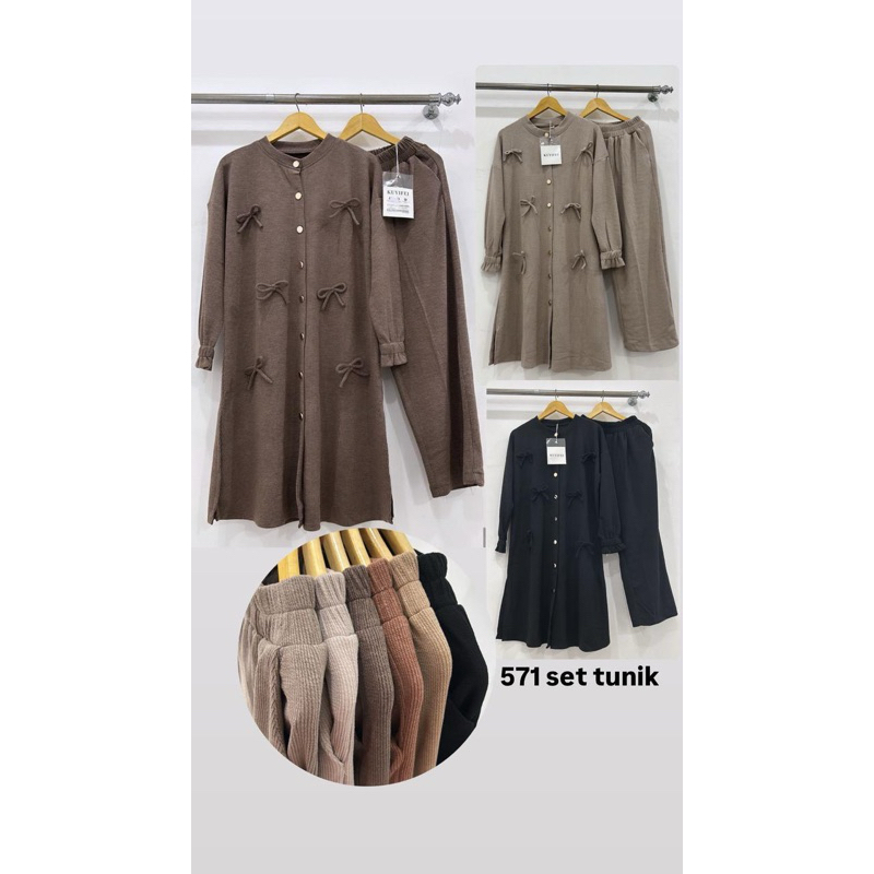 Kuyifei 571//setelan celana Kuyifei//pakaianwanitasby