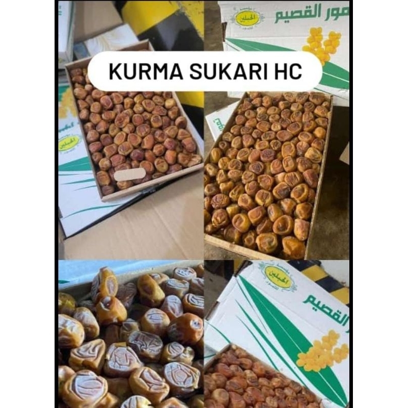

Kurma Sukkari premium wrappinng 1 kg Ramadhan