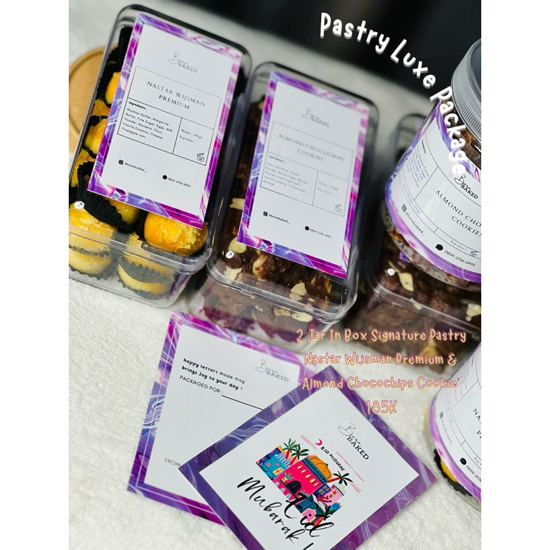 

EID MUBARAK ~ PASTRY LUXE HAMPERS PACKAGE