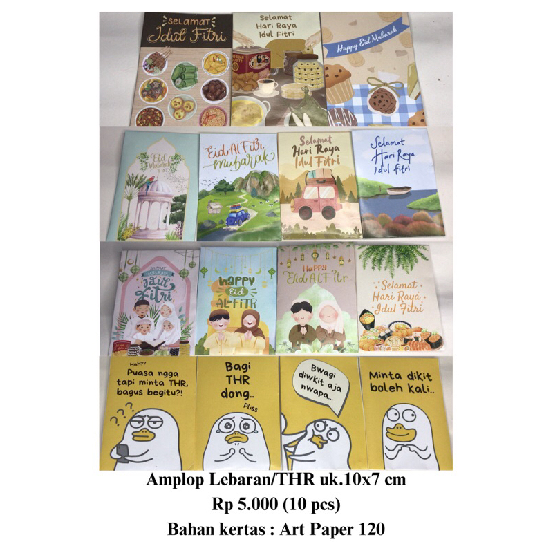 

Amplop Lebaran/THR kartun