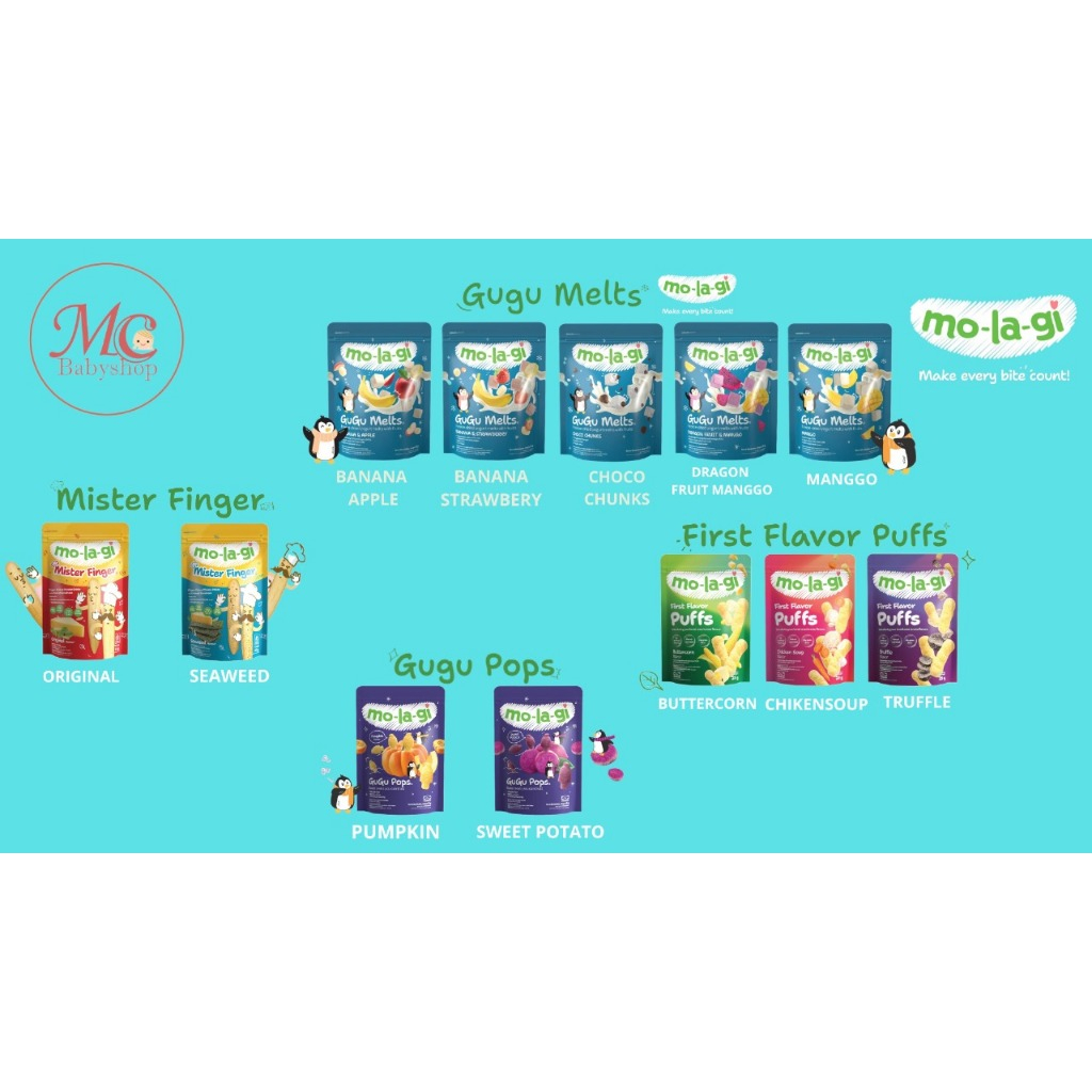 

MOLAGI - GUGU MELT, GUGU POPS,FIRST FLAVOUR PUFFS,MISTER FINGER 20gr