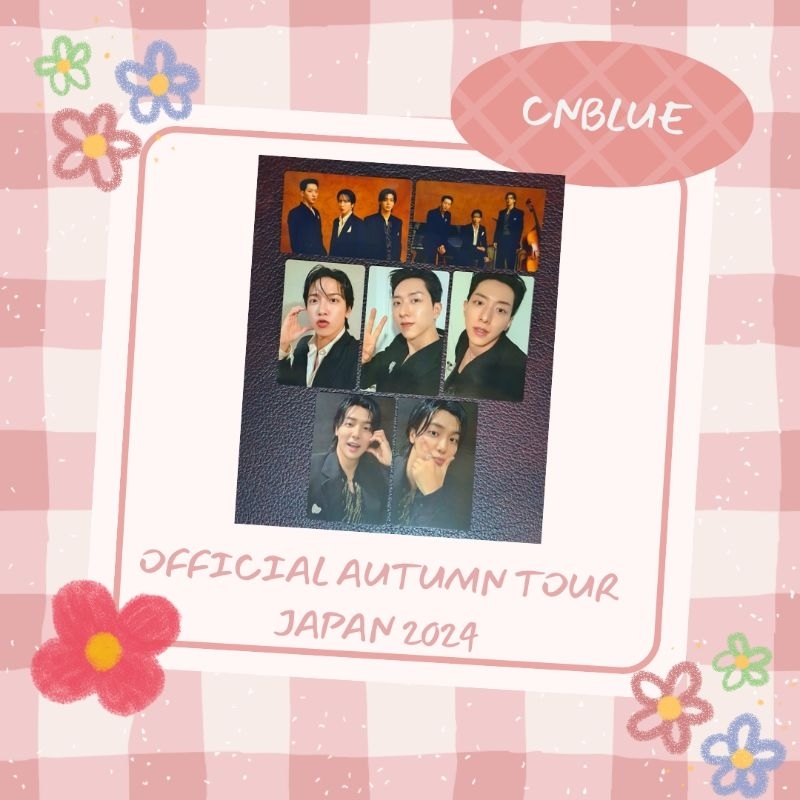 OFFICIAL PHOTOCARD PC CNBLUE AUTUMN TOUR JAPAN 2024