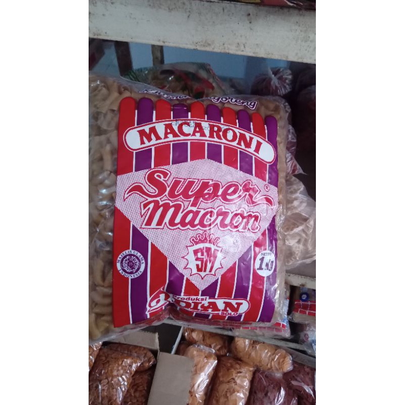 

Makaroni mentah 1kg/ untuk camilan/ campuran sop/ makaroni scothe