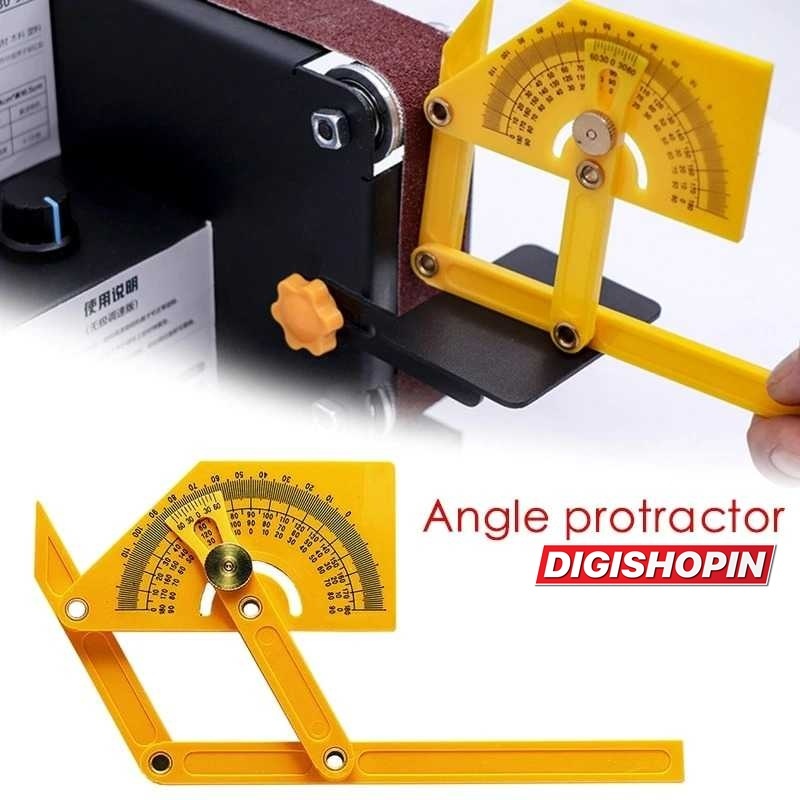 

Penggaris Alat Ukur Kayu Busur Derajat Angle Finder Woodworking