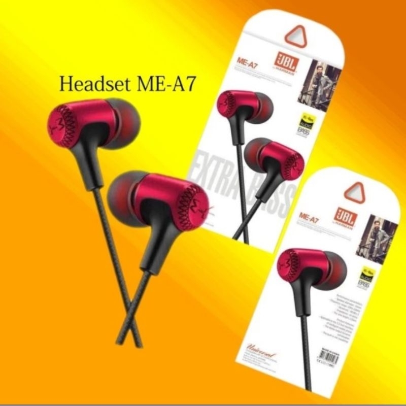 HEADSET /HANDSFREE JBL ME-A7 EXTRA BAS