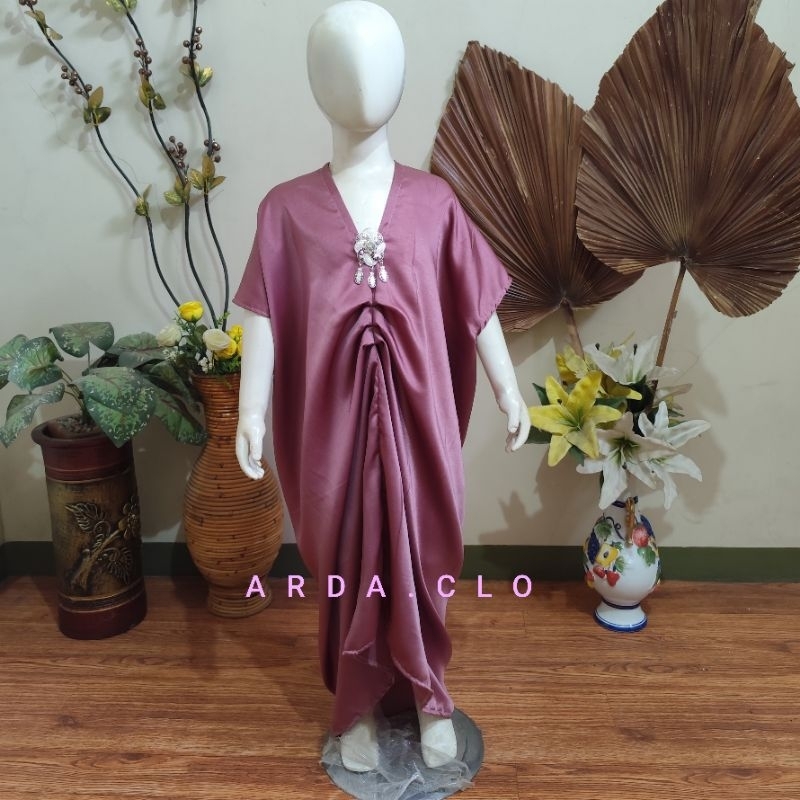 DRESS KAFTAN MAXMARA ANAK PEREMPUAN GOOD QUALITY FREE BROSS / DRESS KALONG PESTA ANAK PEREMPUAN / BA