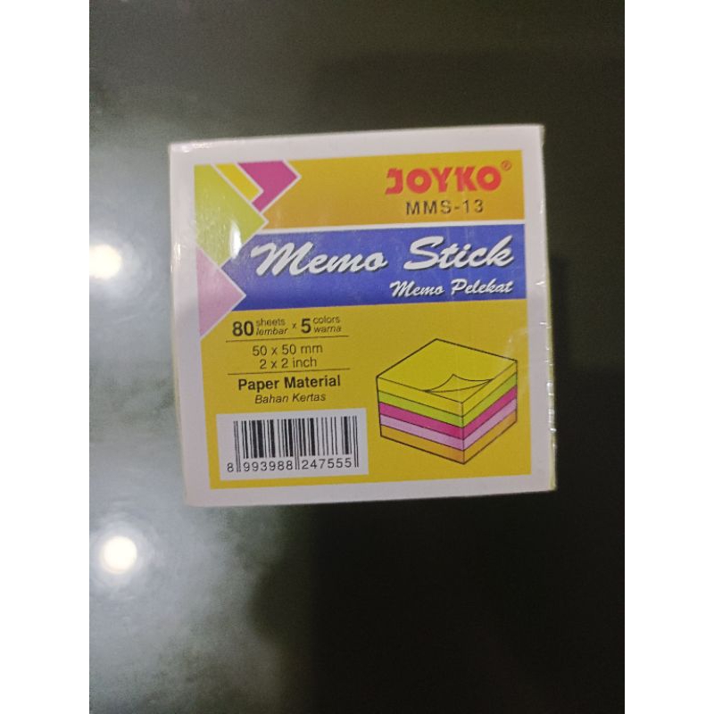 

Memo Stick Sticky Note Kertas Memo Memo Tempel Joyko MMS-13