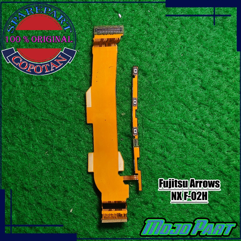 Fujitsu Arrows NX F-02H Fleksibel Penghubung Mesin UI Board Tombol Power ON OFF  Volume Original Cop