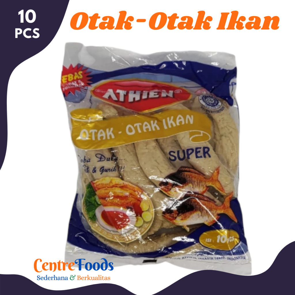 

ATHIEN OTAK OTAK Ikan - Otak Otak Ikan Super Athien Fresh | Isi 10 Pcs [ Harga Per BKS ]