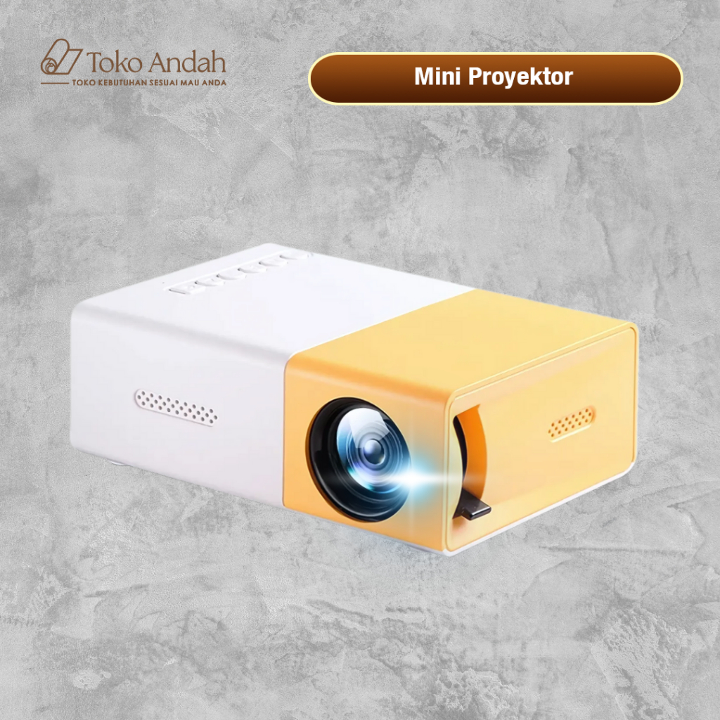 Mini Proyektor LED YG300 / YG-300 / YG 300 LCD Portable Projector Home