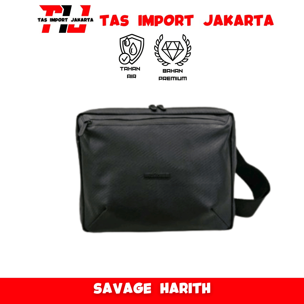 SAVAGE HARITH Tas Selempang Tablet 11.9 Inch Sling Bag Pria Wanita Anti Air Waterproof