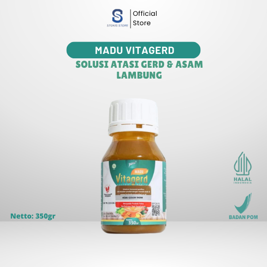 

Vitagerd - Madu Herbal Untuk Meredakan Masalah Pencernaan Maag GERD 350 Gr