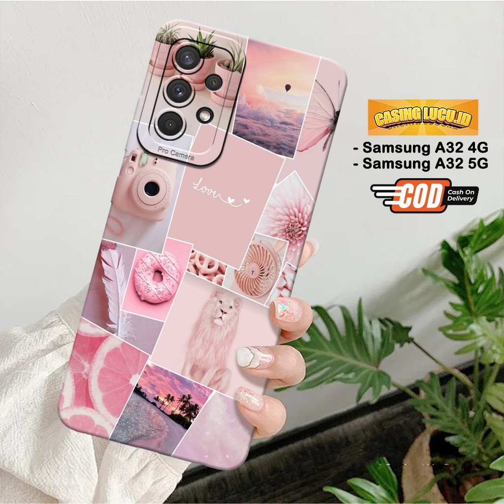 Case Samsung A32 4G / A32 5G - Fashion Case Aesthetic - Casing Hp Samsung A32 4G / A32 5G - Softcase