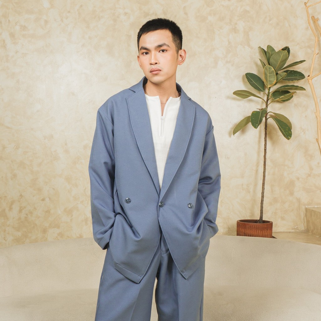 GAGNE - Retourne Long Outwear Blue