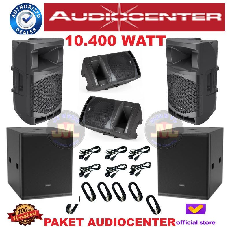 Paket Sound System Lapangan AudioCenter MA118A MA12 MA15 Paket Speaker Aktif AudioCenter MA-118A MA-
