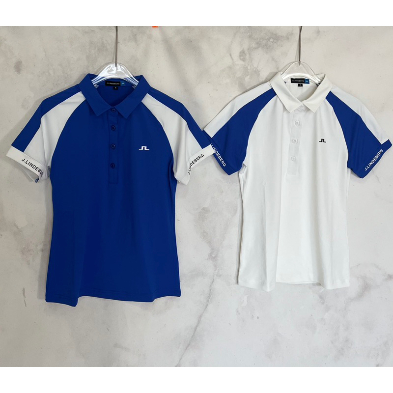 JL jlindeberg color block polo baju golf wanita