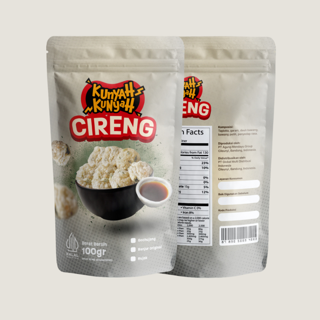 

Kunyah Kunyah - Cireng Instant Premium 250 Gr