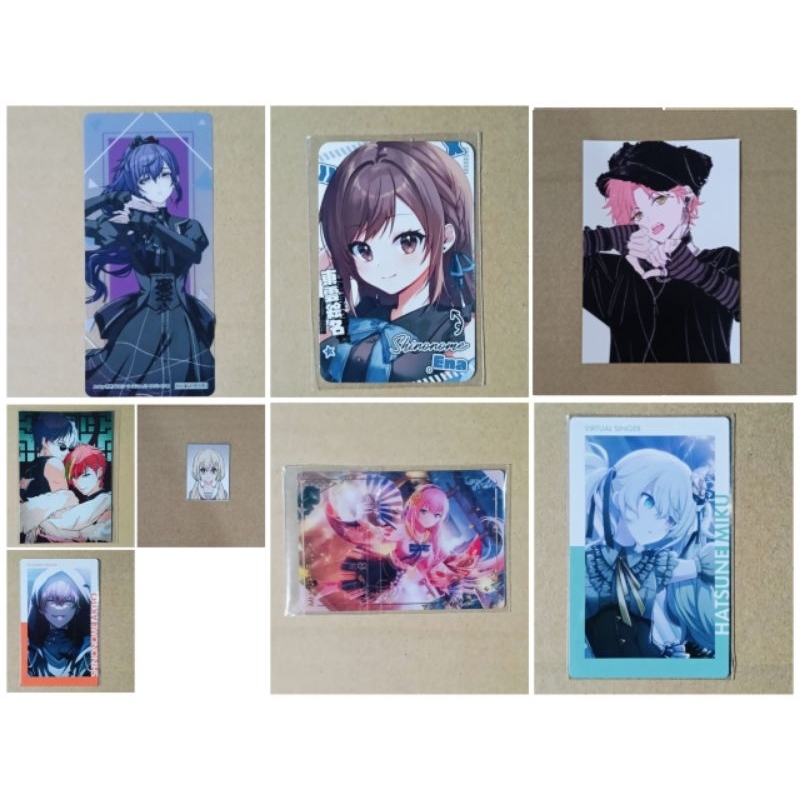 Epick Wafer Card Project Sekai Nightcord at 25 Hatsune Miku Mafuyu Asahina Proseka Kamishiro Rui Kus