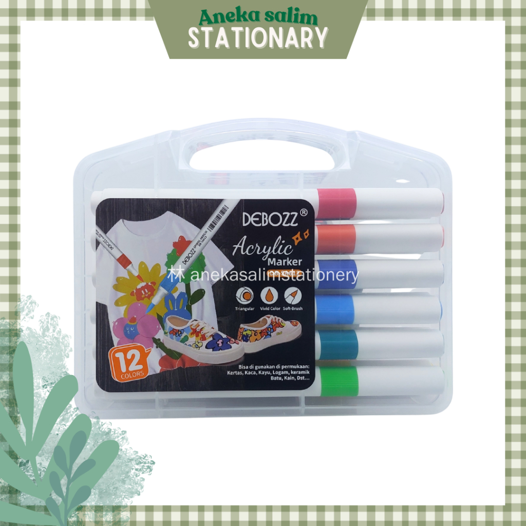 

Anekasalim - Acrylic Marker Debozz 12 Warna DB-SA612