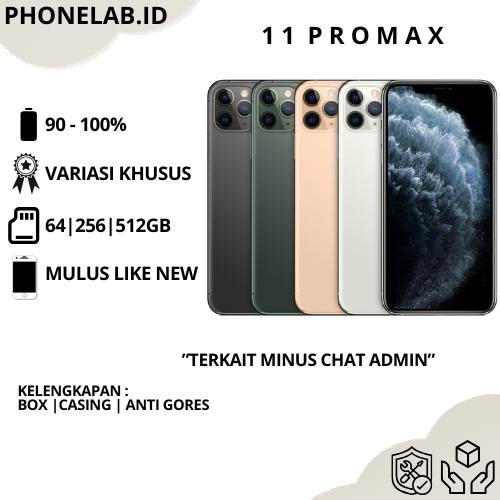 ip second 11pm bisa game/live/video 512gb 256gb 64gb original 100% fullset minus mulus like new