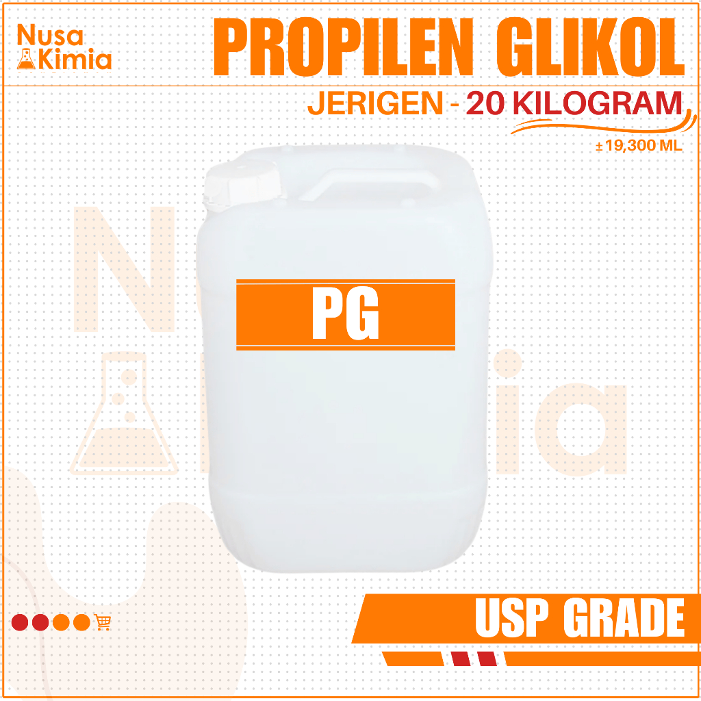 

PG USP Grade 20 KG - Pelarut Perisa Makanan