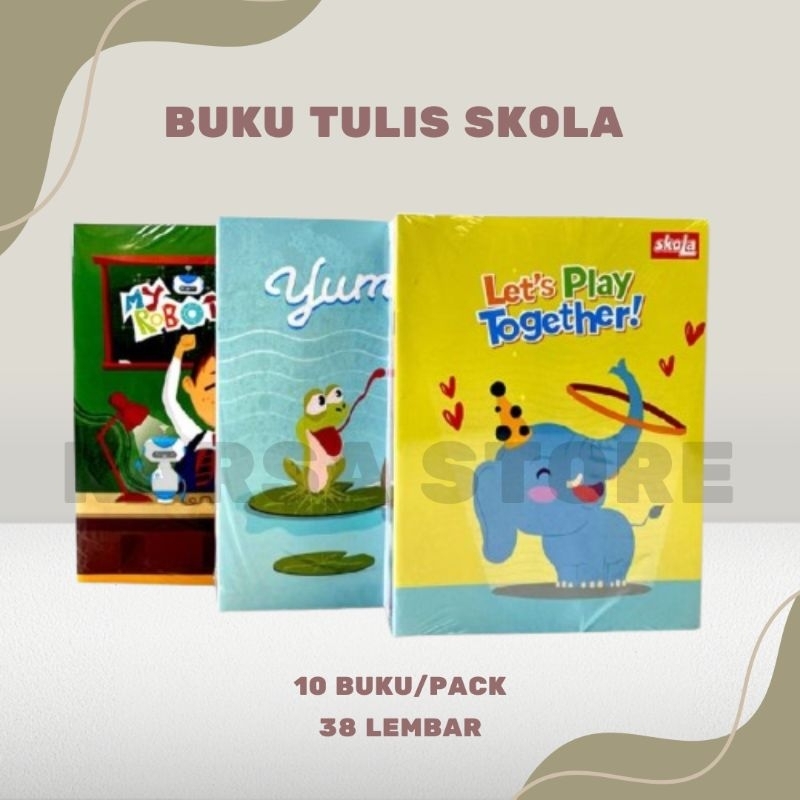 

[PACK] BUKU TULIS SKOLA 38 LEMBAR | BANDUNG | MURAH