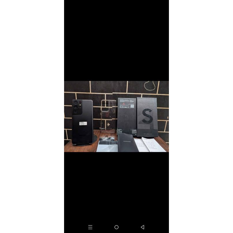 JUAL HP SAMSUNG S21 ULTRA 5G RAM 12/256GB ORIGINAL SEIN MULUS NOMINUS FULLSHET