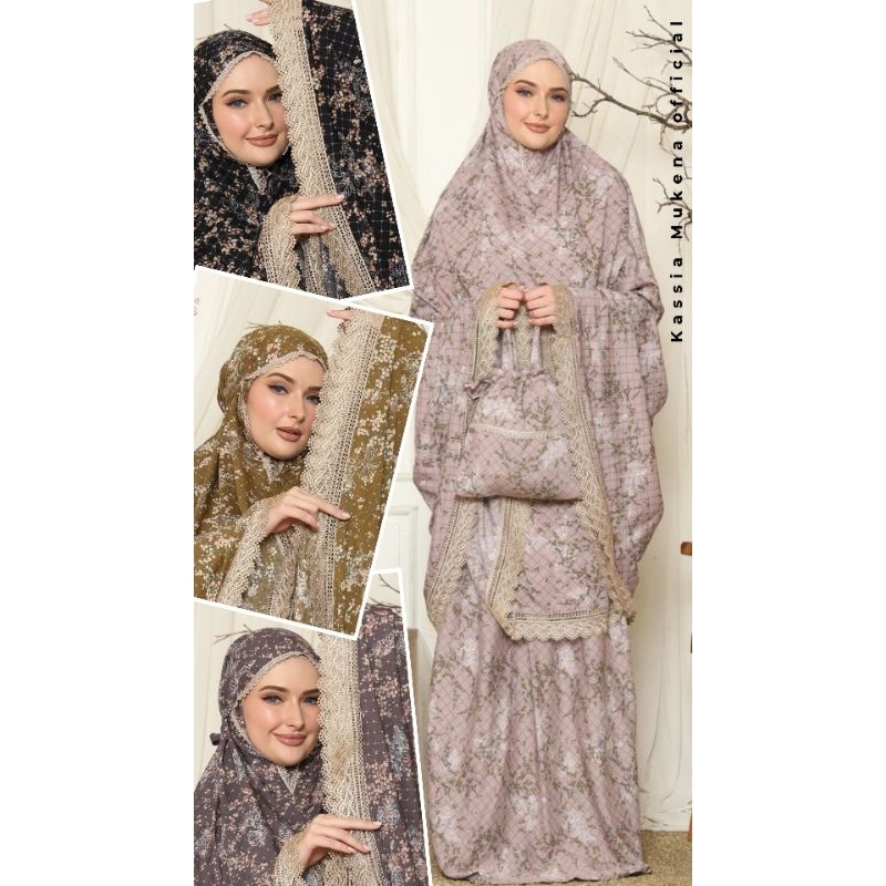 Kassia Mukena Premium Emily ryn Renda Emas