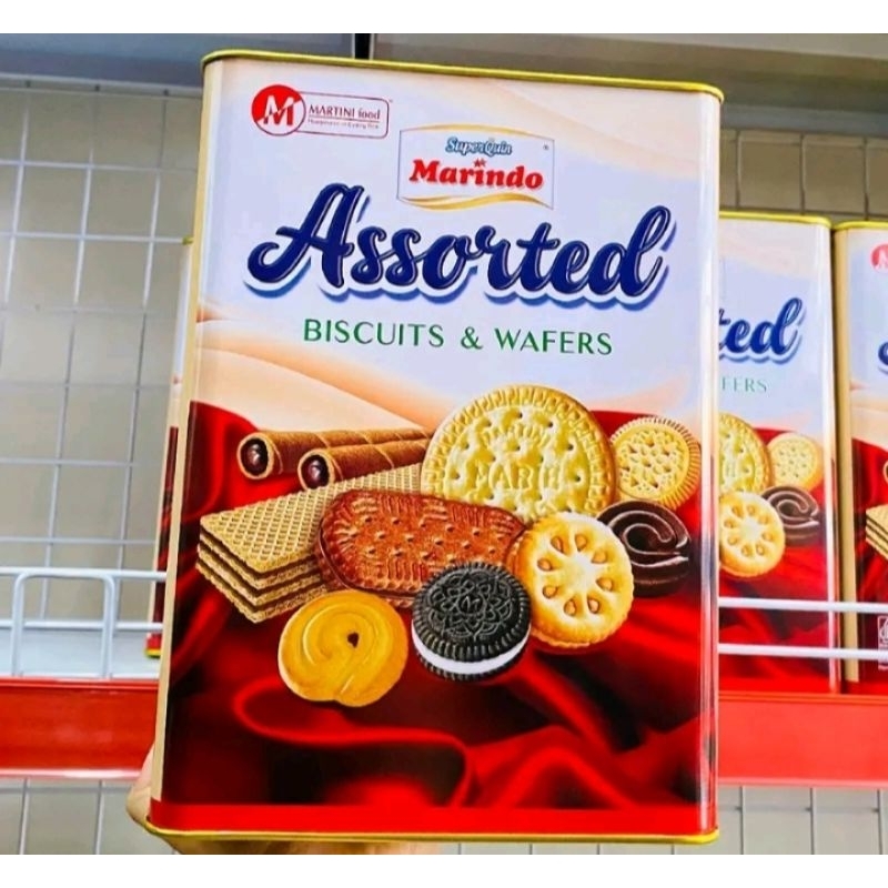 

GR shop - Marindo Asorted Kaleng segi 600gr