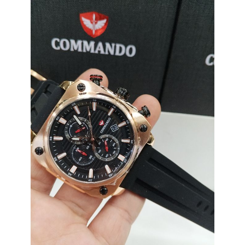 Commando CM7011G-3RGDB#CM7011G-3RGDB#Commando CM7011G#Jam tangan pria Commando CM7011G#Man watch Com