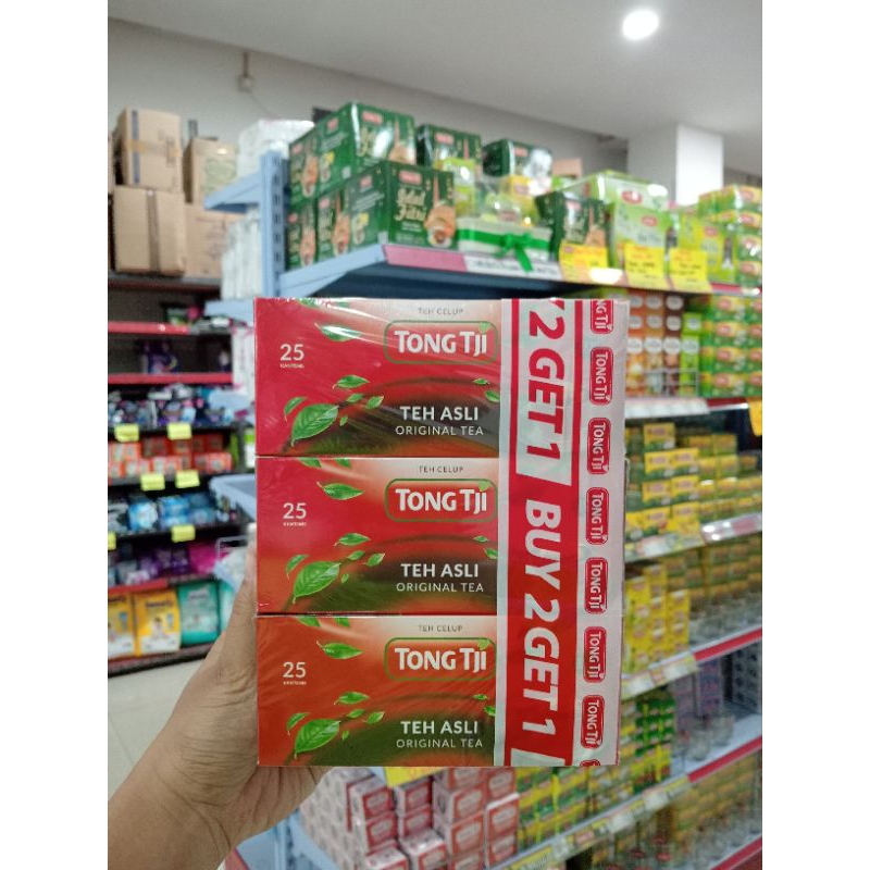 

[BELI 2 GRATIS 1]Tong Tji Black Tea 25's Non Amplop Celup Teh Asli