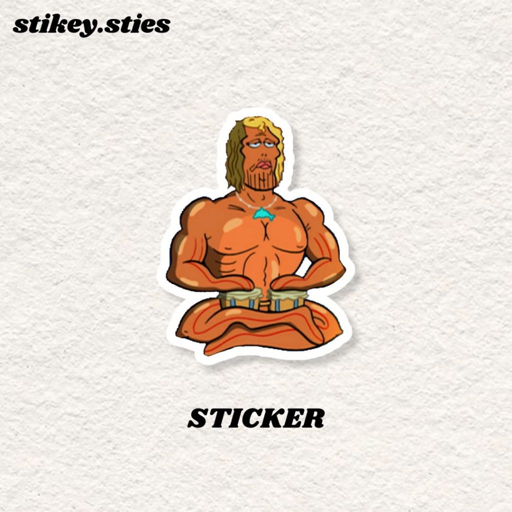 

STICKER JACK KAHUNA SPONGEBOB BRAND AESTHETIC ANTI AIR VINYL / STIKER HELM LAPTOP HP MOTOR TUMBLR TAS KOPER