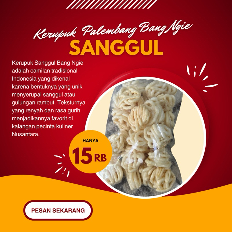 

Kerupuk Palembang Bang Ngie