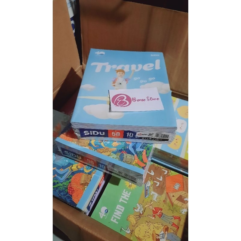 

1 Pak Buku Tulis Sidu 58 Lembar