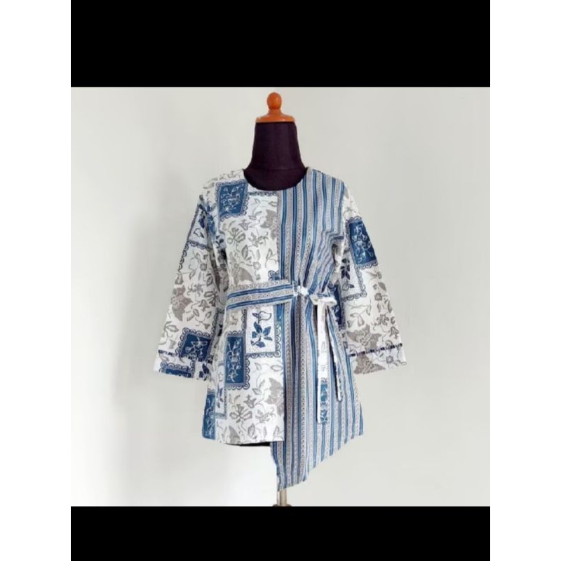 Baju batik wanita blouse batik wanita modern blouse batik