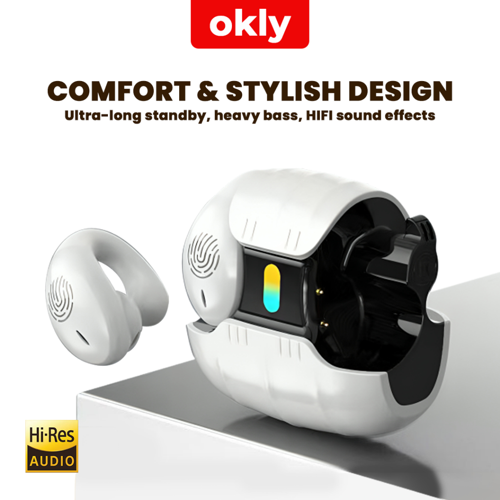 Daz Okly Mini TWS Earphone Bluetooth - Headset Olahraga Nirkabel Mecha