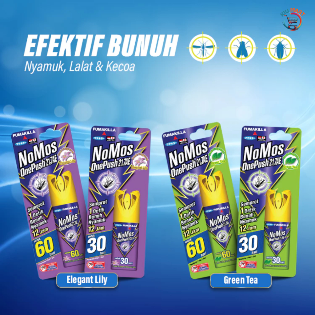 Nomos one push 30 dan 60 hari pembunuh nyamuk
