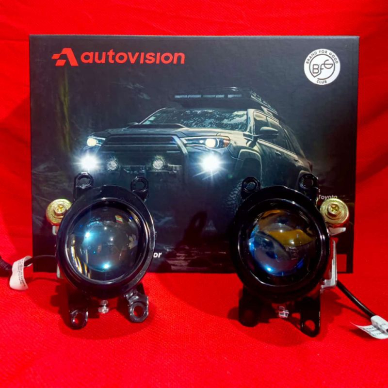 Biled Foglame Autovision AKINA 2 inch For Toyota FL 20 - 3 Warna - Biled Foglame Autovision