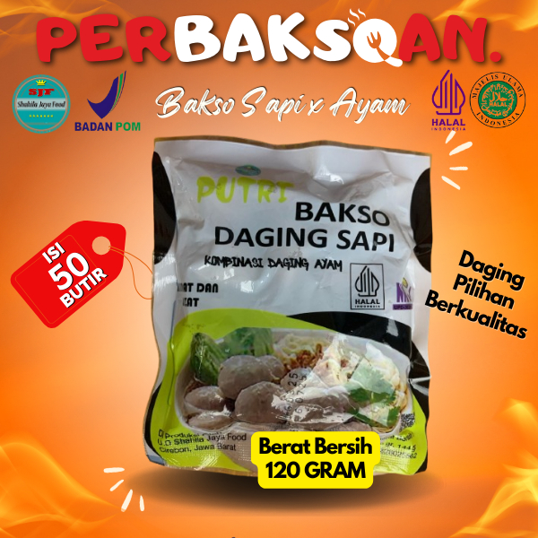 

Bakso Putri Isi 14 Butir Berat 120 Gram Baso Pentol