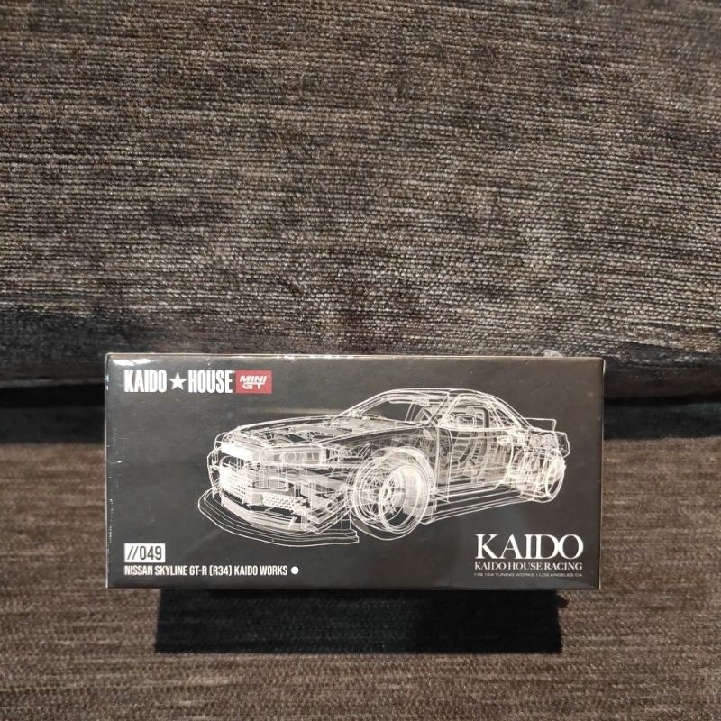 Kaido House R34 Kaido Works Putih FREE PROTEKTOR (SEGEL)