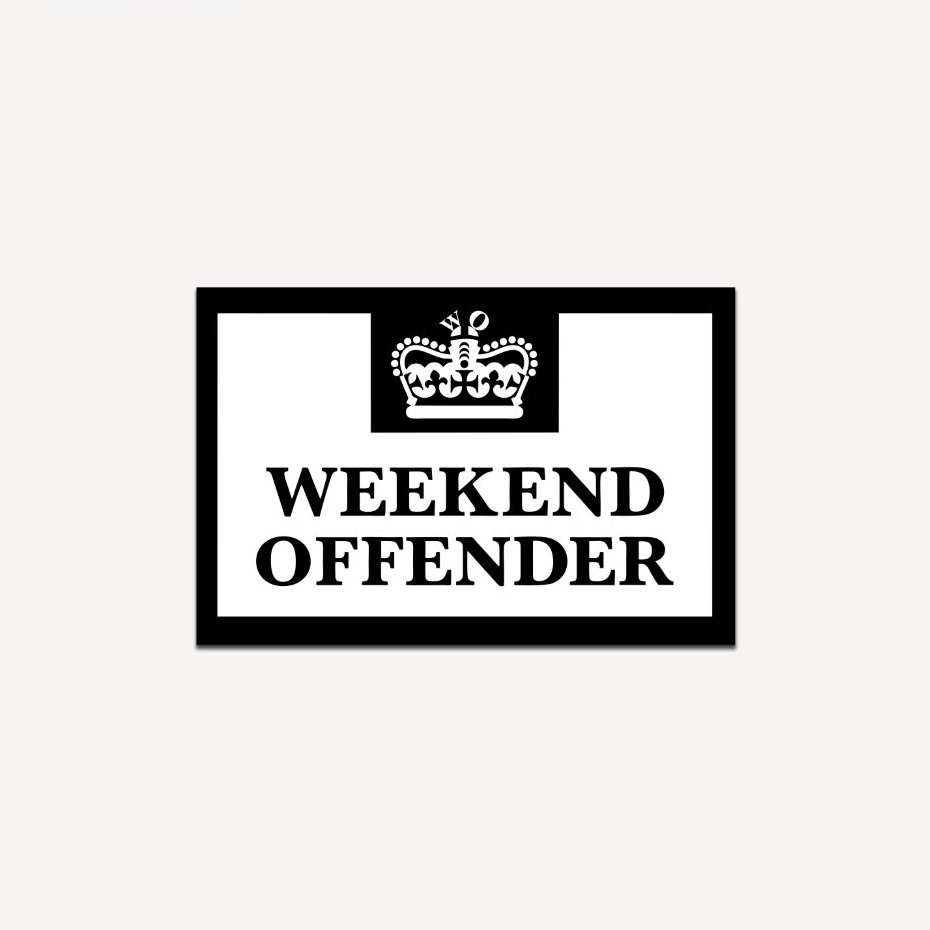 

Sticker Casual Football Stiker Brand Kasual Weekend Offender Sepak Bola