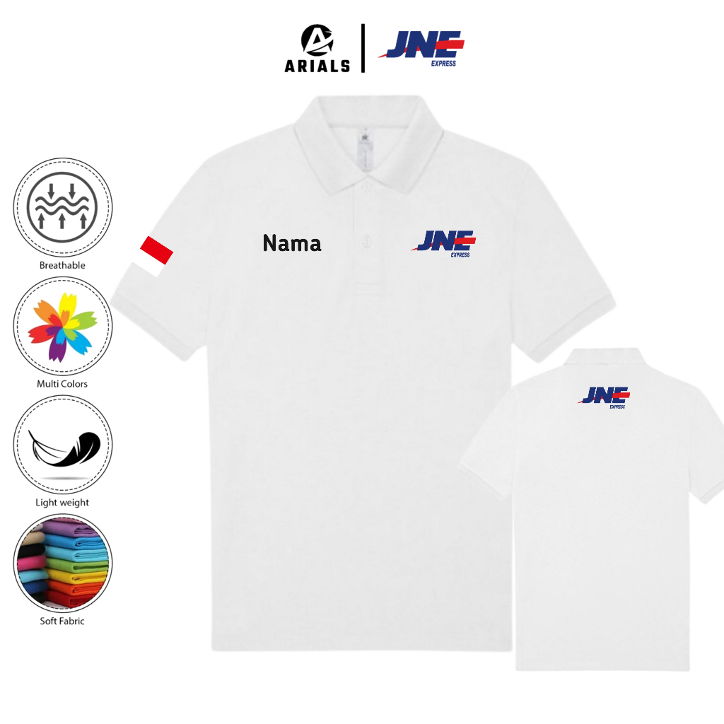 Arials Polo shirt Baju Kaos Kerah Kurir JNE EXPRESS