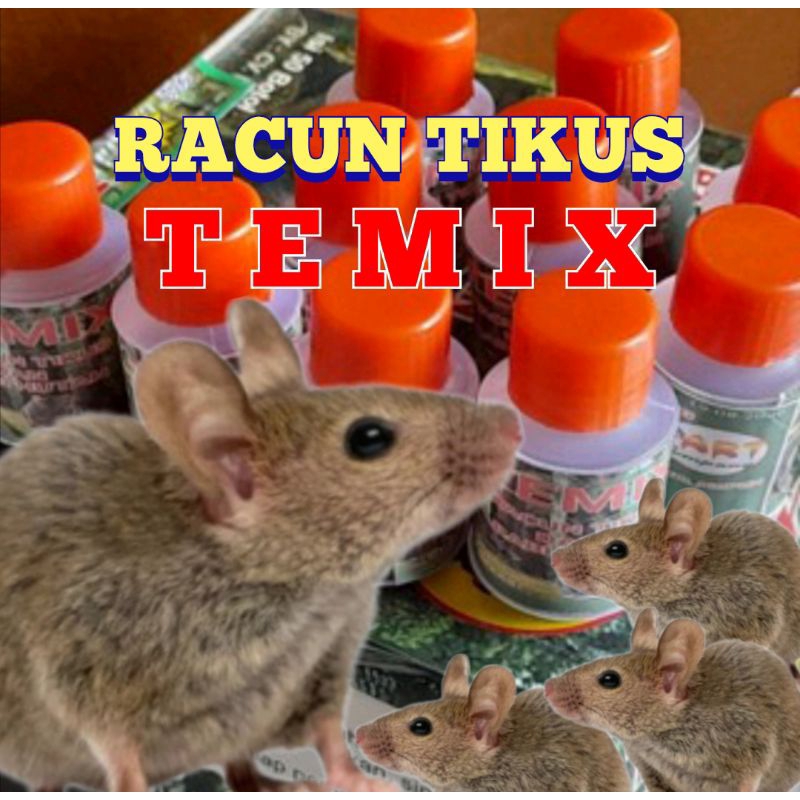 RACUN HAMA TIKUS, RACUN HAMA BABI TEMIX 15gr Asli kemasan Pabrik, Makassar Tani